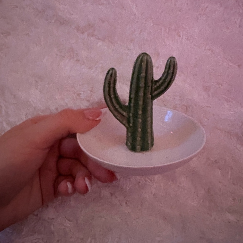 Cactus Ring Holder Dish